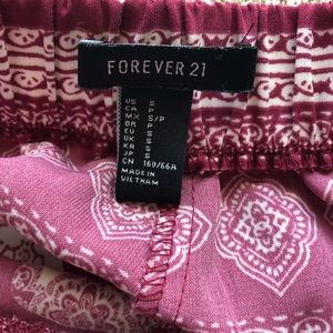 Printed flowy shorts